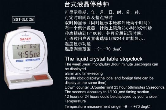 點擊查看詳細信息<br>標題：SST-3LCDB臺式液晶停秒鐘 閱讀次數：2041